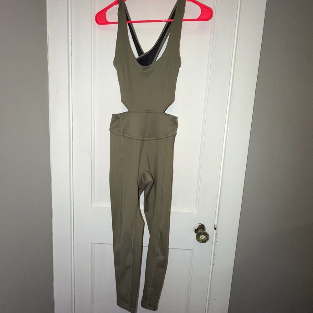 FPM FREE PEOPLE Olive Green Women's Jumpsuit